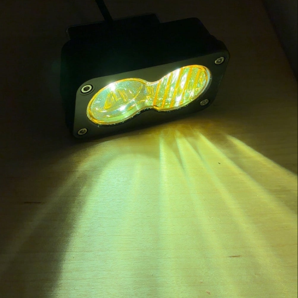 Battery powered Baja Style  lights for ebikes.