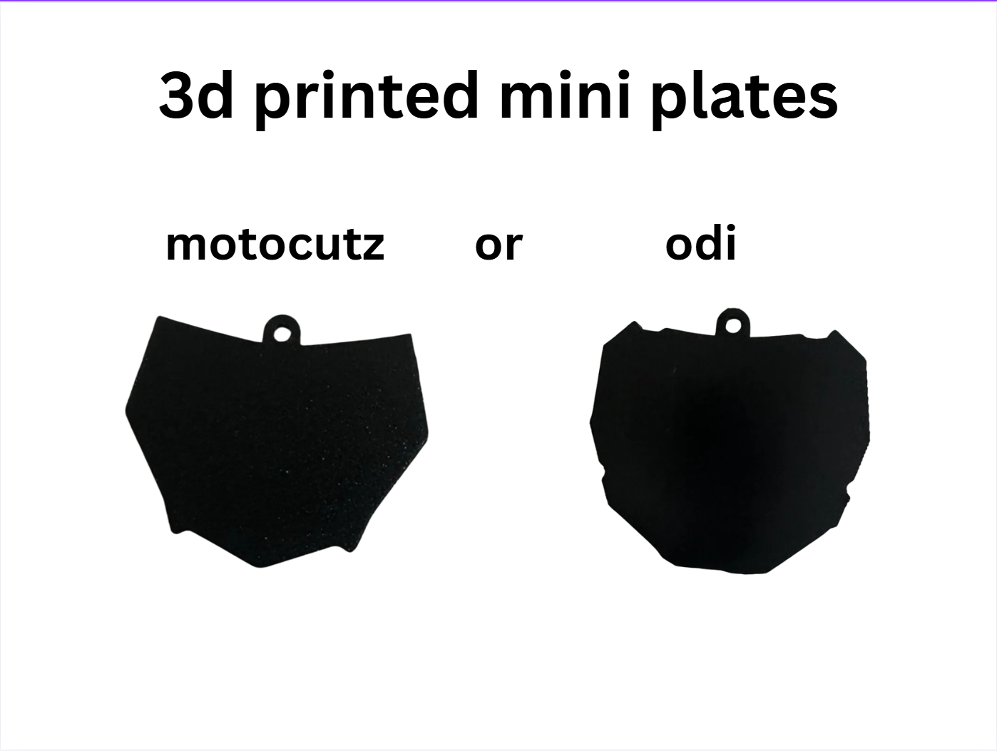 3d printed mini plates